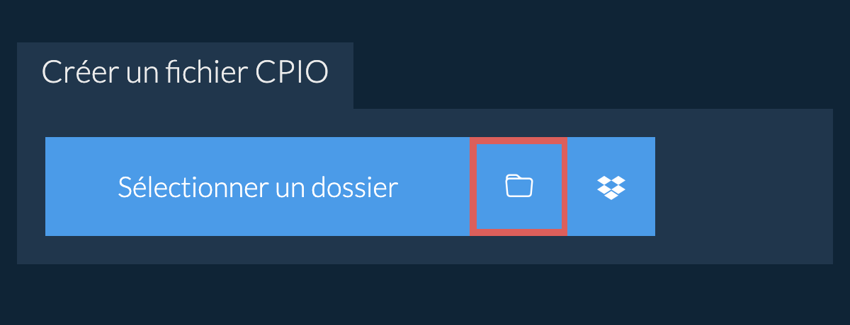 Sélectionner un dossier Sélectionner un dossier